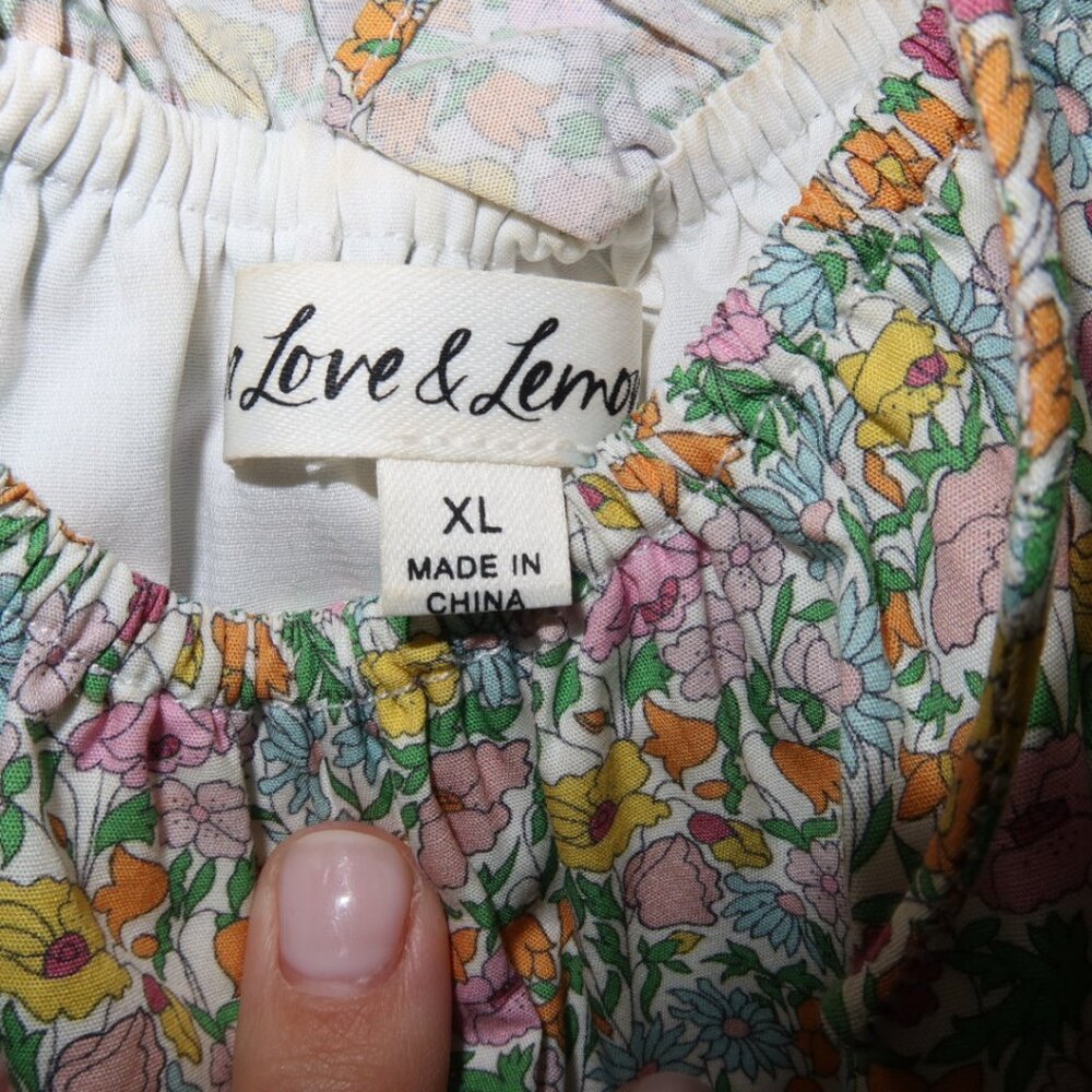 For Love & Lemons Raleigh Mini Dress - Size Xl View 3